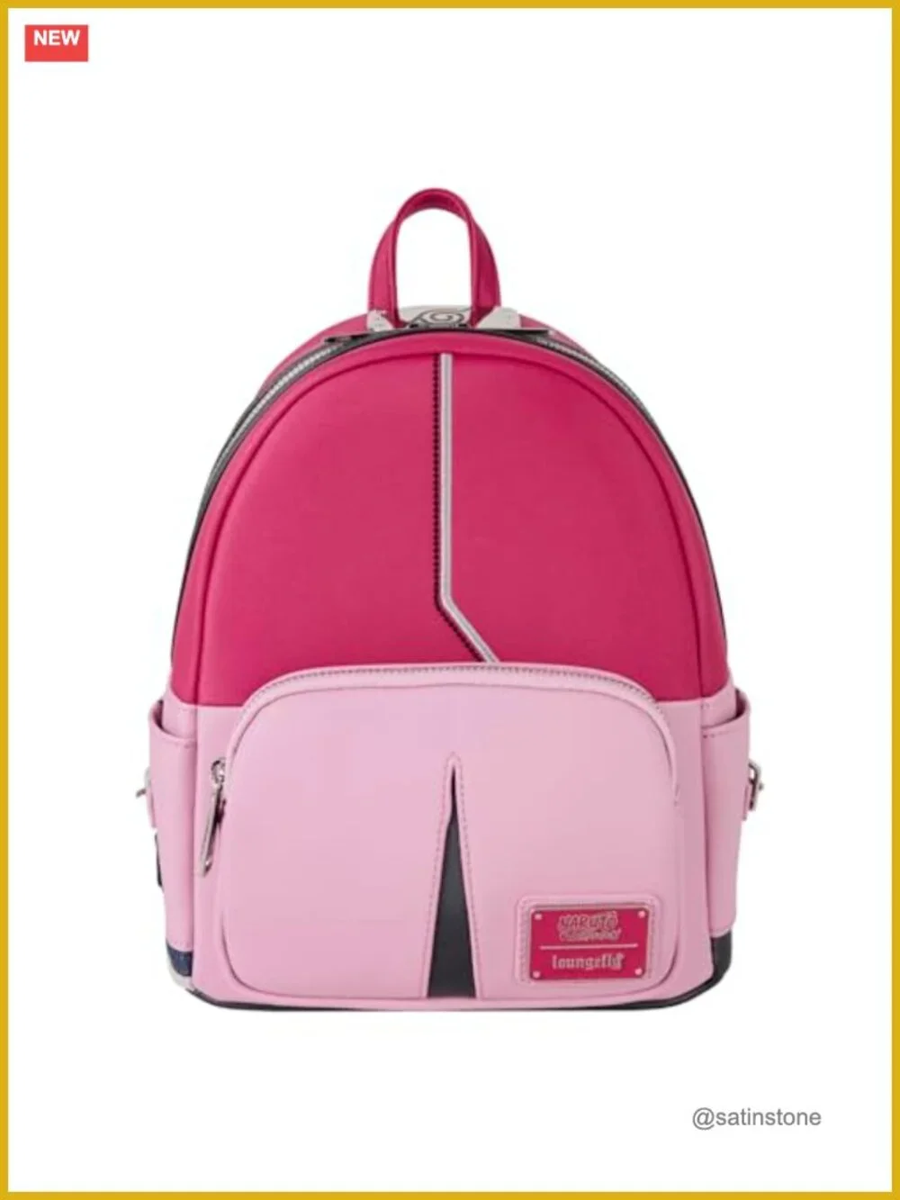Mini Backpack Vegan Leather Adjustable Straps Front Pocket